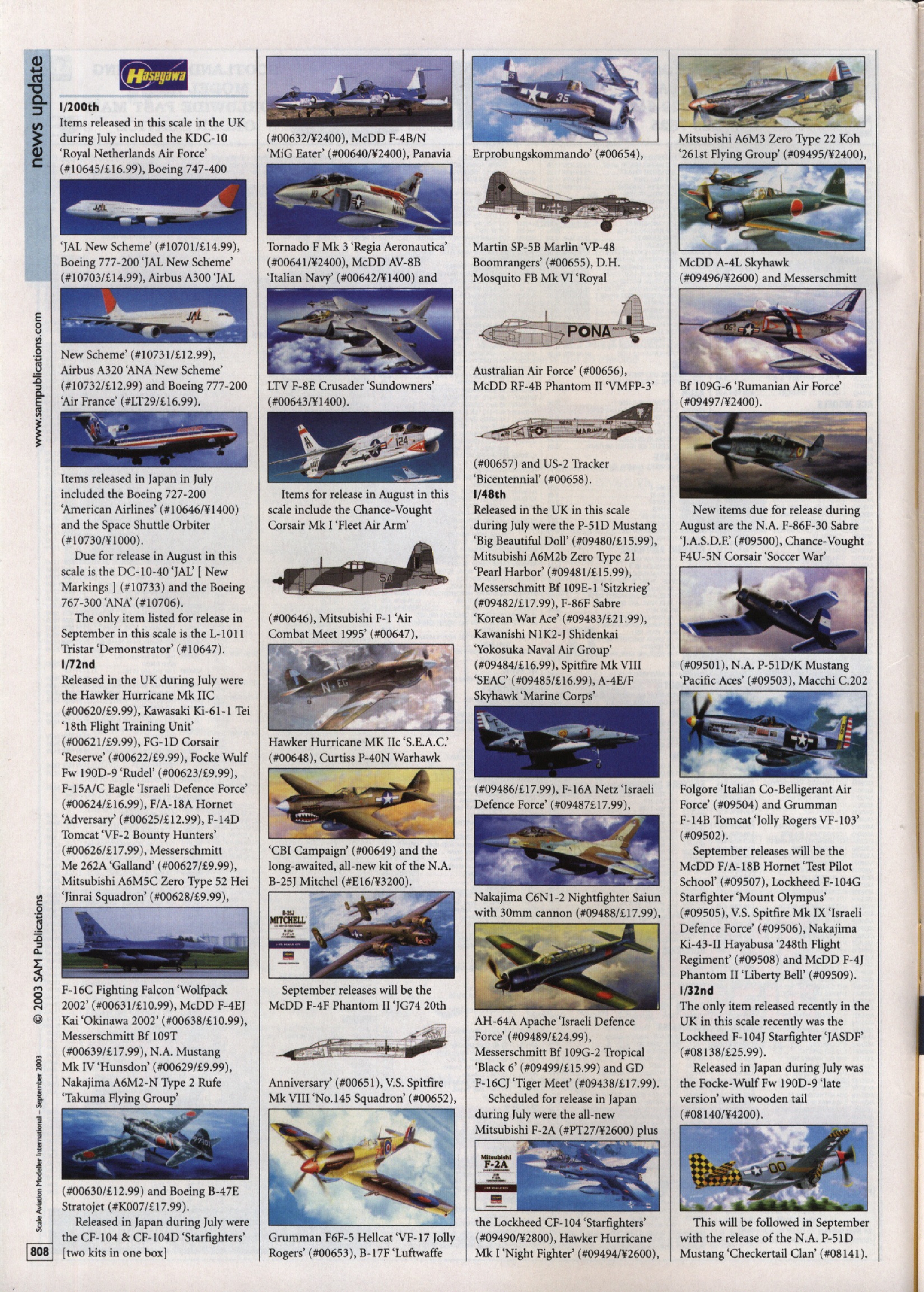 Scale Aviation Modeller International 2003-09